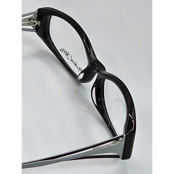 Michael Stars Eyeglasses Sightsee Black Women 53-15-130 Demo Frame New - Picture 7 of 14